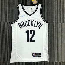 NBA Men 75th Anniversary Brooklyn Nets White #12 HARRIS Jersey High Quality Name and Number Print