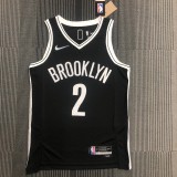 NBA Men 75th Anniversary Brooklyn Nets Black #2 GRIFFIN Jersey High Quality Name and Number Print
