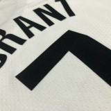 NBA Men 75th Anniversary Brooklyn Nets White #7 DURANT Jersey High Quality Name and Number Print