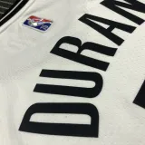 NBA Men 75th Anniversary Brooklyn Nets White #7 DURANT Jersey High Quality Name and Number Print