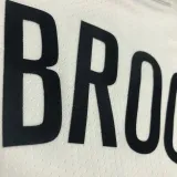 NBA Men 75th Anniversary Brooklyn Nets White #7 DURANT Jersey High Quality Name and Number Print