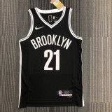 NBA Men 75th Anniversary Brooklyn Nets Black #21 ALDRIDGE Jersey High Quality Name and Number Print