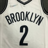 NBA Men 75th Anniversary Brooklyn Nets White #2 GRIFFIN Jersey High Quality Name and Number Print