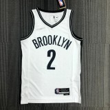 NBA Men 75th Anniversary Brooklyn Nets White #2 GRIFFIN Jersey High Quality Name and Number Print