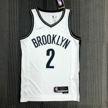 NBA Men 75th Anniversary Brooklyn Nets White #2 GRIFFIN Jersey High Quality Name and Number Print