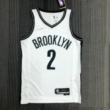 NBA Men 75th Anniversary Brooklyn Nets White #2 GRIFFIN Jersey High Quality Name and Number Print