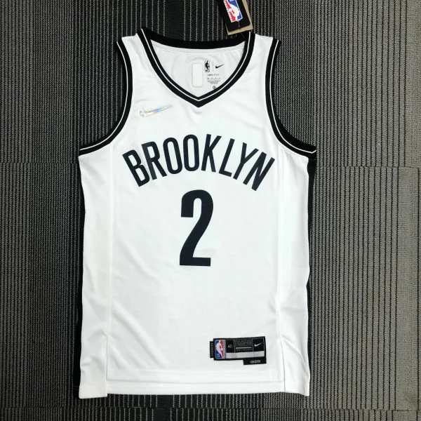 NBA Men 75th Anniversary Brooklyn Nets White #2 GRIFFIN Jersey High Quality Name and Number Print