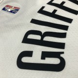 NBA Men 75th Anniversary Brooklyn Nets White #2 GRIFFIN Jersey High Quality Name and Number Print