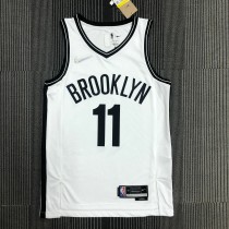 NBA Men 75th Anniversary Brooklyn Nets White #11 IRVING Jersey High Quality Name and Number Print