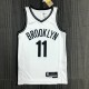 NBA Men 75th Anniversary Brooklyn Nets White #11 IRVING Jersey High Quality Name and Number Print