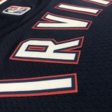 NBA Season 2022 75th Anniversary Brooklyn Nets Black #11 IRVING Jersey High Quality Name and Number Print