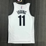 NBA Men 75th Anniversary Brooklyn Nets White #11 IRVING Jersey High Quality Name and Number Print