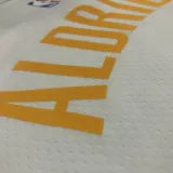 NBA Men Season 2021 Brooklyn Nets White City #21 ALDRIDGE Jersey High Quality Name and Number Print