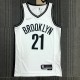 NBA Men 75th Anniversary Brooklyn Nets White #21 ALDRIDGE Jersey High Quality Name and Number Print