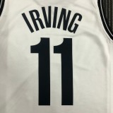 NBA Men 75th Anniversary Brooklyn Nets White #11 IRVING Jersey High Quality Name and Number Print