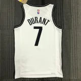 NBA Men 75th Anniversary Brooklyn Nets White #7 DURANT Jersey High Quality Name and Number Print