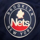 NBA Season 2022 75th Anniversary Brooklyn Nets Black Pant High Quality Name and Number Print