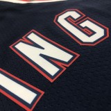 NBA Season 2022 75th Anniversary Brooklyn Nets Black #11 IRVING Jersey High Quality Name and Number Print