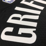 NBA Men 75th Anniversary Brooklyn Nets Black #2 GRIFFIN Jersey High Quality Name and Number Print