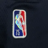 NBA Season 2022 75th Anniversary Brooklyn Nets Black #7 DURANT Jersey High Quality Name and Number Print