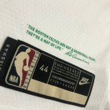 NBA 75th Anniversary Boston Celtics Retro White #7 BROWN Jersey High Quality Name and Number Print