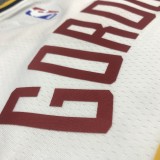 NBA Men Denver Nuggets White #50 GORDON Jersey High Quality Name and Number Print