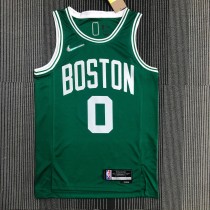 NBA 75th Anniversary Boston Celtics Green #0 TATUM Jersey High Quality Name and Number Print