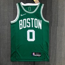 NBA 75th Anniversary Boston Celtics Green #0 TATUM Jersey High Quality Name and Number Print