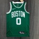 NBA 75th Anniversary Boston Celtics Green #0 TATUM Jersey High Quality Name and Number Print