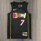 NBA Men 75th Anniversary Season 2022 Miami Heat Black #7 LOWRY Jersey High Quality Name and Number Print