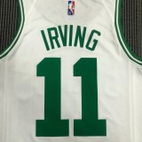 NBA 75th Anniversary Boston Celtics White #11 IRVING Jersey High Quality Name and Number Print