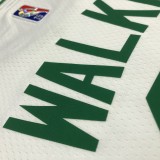 NBA 75th Anniversary Boston Celtics White #8 WALKER Jersey High Quality Name and Number Print