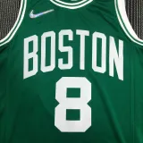 NBA 75th Anniversary Boston Celtics Green #8 WALKER Jersey High Quality Name and Number Print