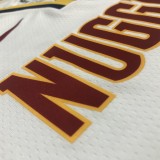 NBA Men Denver Nuggets White #50 GORDON Jersey High Quality Name and Number Print