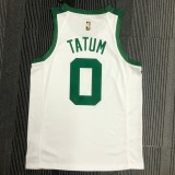 NBA 75th Anniversary Boston Celtics Retro White #0 TATUM Jersey High Quality Name and Number Print