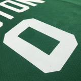 NBA 75th Anniversary Boston Celtics Green #0 TATUM Jersey High Quality Name and Number Print