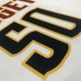 NBA Men Denver Nuggets White #50 GORDON Jersey High Quality Name and Number Print