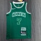 NBA Season 2022 Boston Celtics Green #7 BROWN Jersey High Quality Name and Number Print