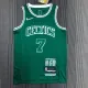 NBA Season 2022 Boston Celtics Green #7 BROWN Jersey High Quality Name and Number Print