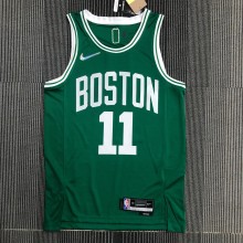 NBA 75th Anniversary Boston Celtics Green #11 IRVING Jersey High Quality Name and Number Print