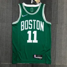 NBA 75th Anniversary Boston Celtics Green #11 IRVING Jersey High Quality Name and Number Print