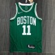 NBA 75th Anniversary Boston Celtics Green #11 IRVING Jersey High Quality Name and Number Print