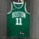 NBA 75th Anniversary Boston Celtics Green #11 IRVING Jersey High Quality Name and Number Print