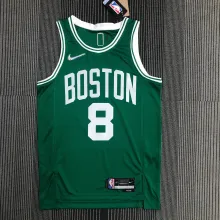 NBA 75th Anniversary Boston Celtics Green #8 WALKER Jersey High Quality Name and Number Print