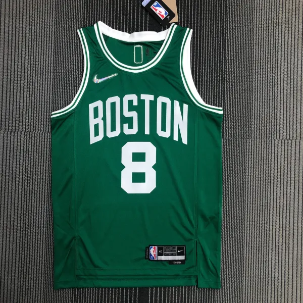 NBA 75th Anniversary Boston Celtics Green #8 WALKER Jersey High Quality Name and Number Print