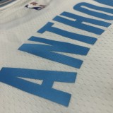 NBA Season 2021 Los Angeles Lakers White Retro #7 ANTHONY Round Neck Jersey High Quality Name and Number Print