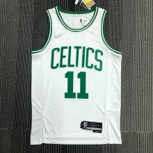 NBA 75th Anniversary Boston Celtics White #11 IRVING Jersey High Quality Name and Number Print