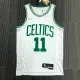NBA 75th Anniversary Boston Celtics White #11 IRVING Jersey High Quality Name and Number Print