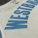 NBA Season 2021 Los Angeles Lakers White Retro #0 WESTBROOK Round Neck Jersey High Quality Name and Number Print