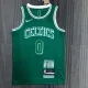 NBA Season 2022 Boston Celtics Green #0 TATUM Jersey High Quality Name and Number Print